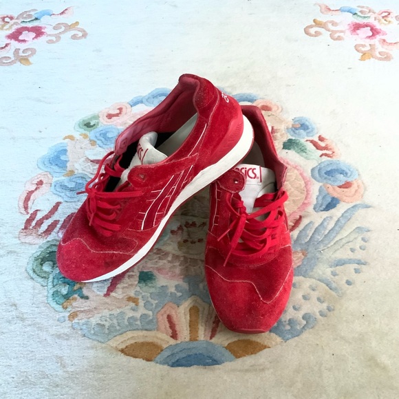 ASICS GEL Respector Red 4th of July Athletic Sneakers H6U3L Mens Size 11.5 - Picture 3 of 11